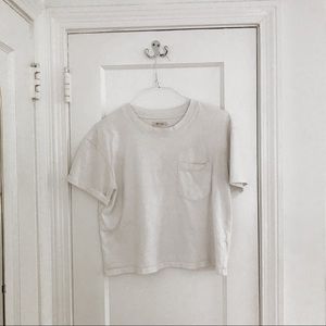 Madewell White Pocket T-Shirt